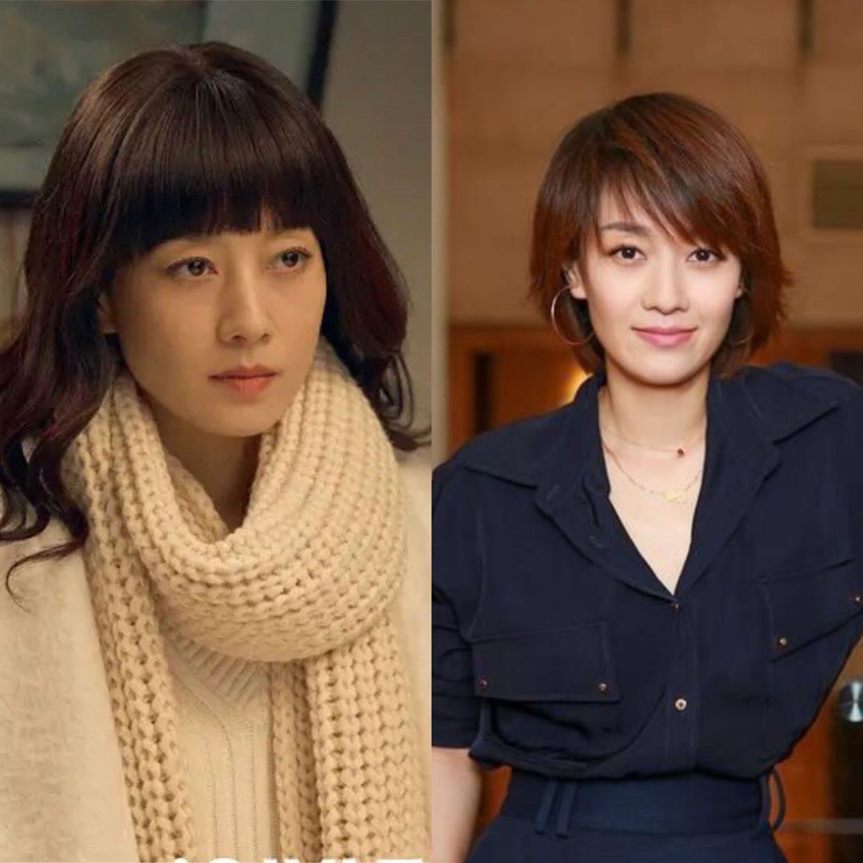 马伊琍新剧里的长发造型,再次证明:中年女人还是剪短发更洋气