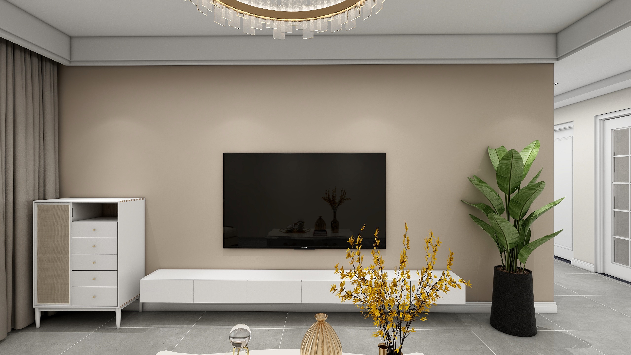 潍坊北大锦城家装新房室内装修设计图