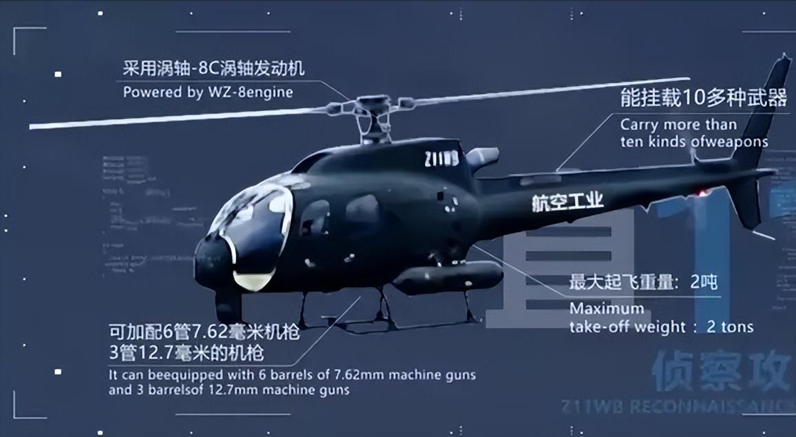 中国装备志——直-11轻型侦察攻击直升机