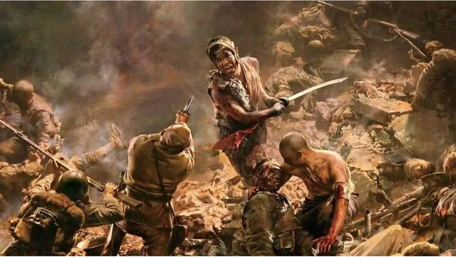 1945年广东一中学师生拒绝后撤,战至与日军拼刺刀,血染莲花山