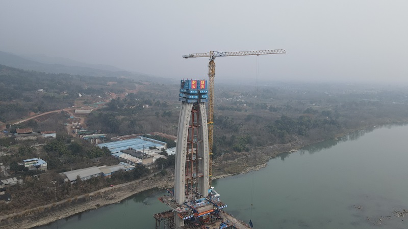 淮口沱江大桥建设情况图片