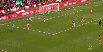 英超阿森纳vs曼城比赛回顾_萨卡进球罗德里绝杀_英超-b费点射迪亚洛绝杀 曼联2-1逆转曼城