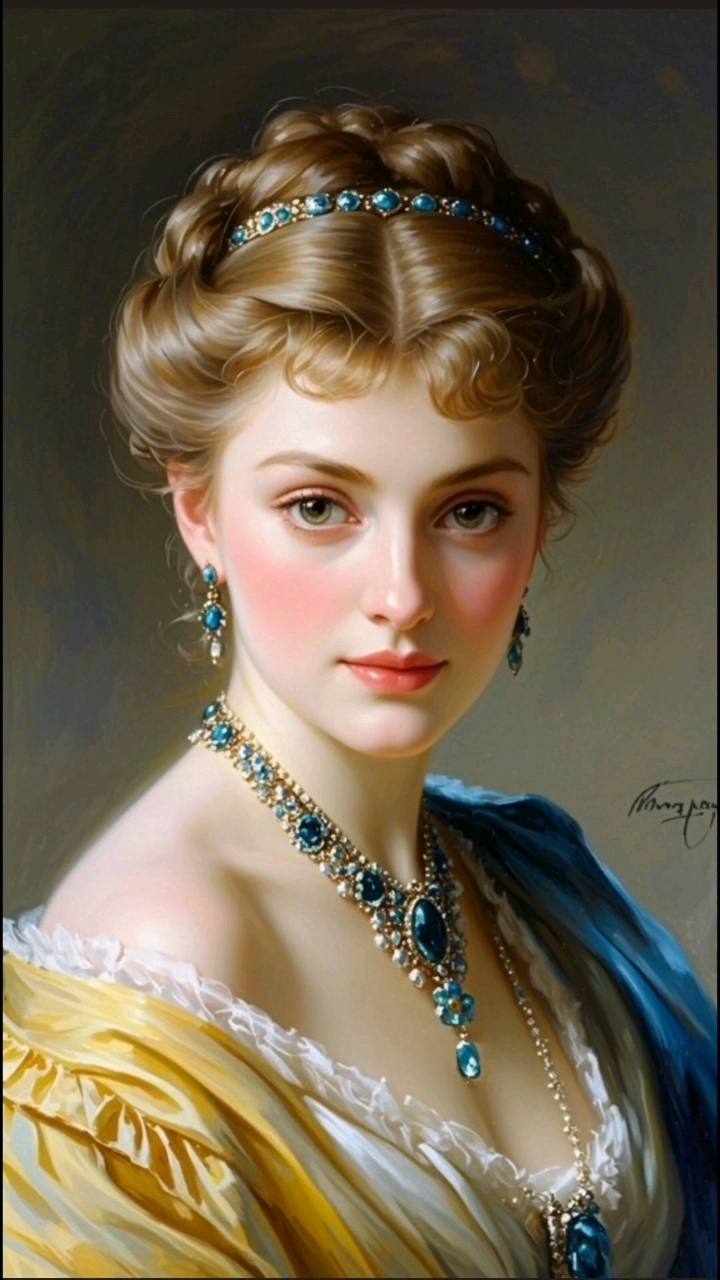 油画人物肖像,绘画艺术共赏