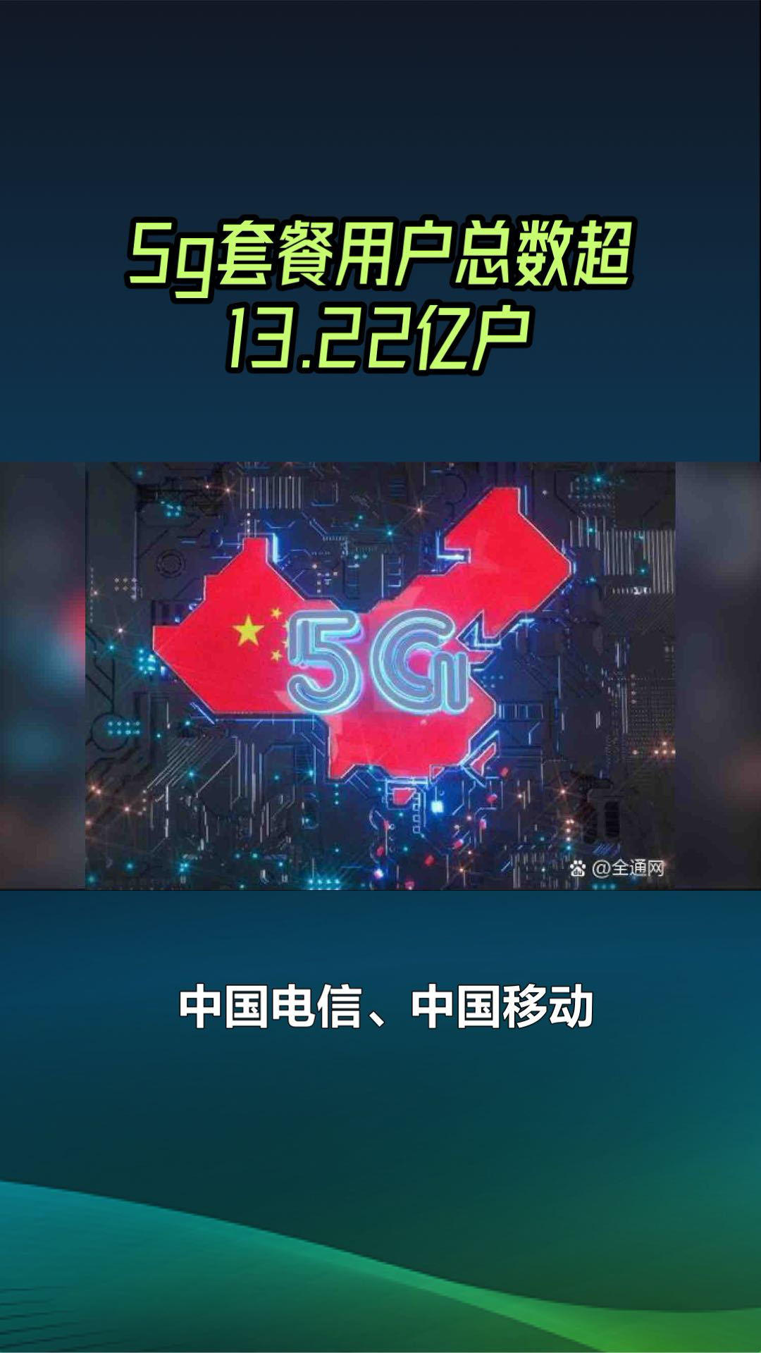 5g网络覆盖持续扩大,中国引领全球通信市场