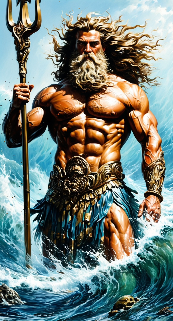 《海神波塞冬:力量与狂潮的化身》