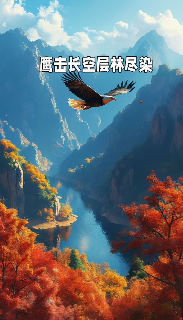 鹰击长空层林尽染