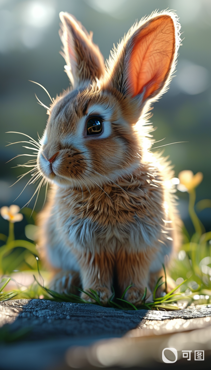小兔卖萌可爱极了