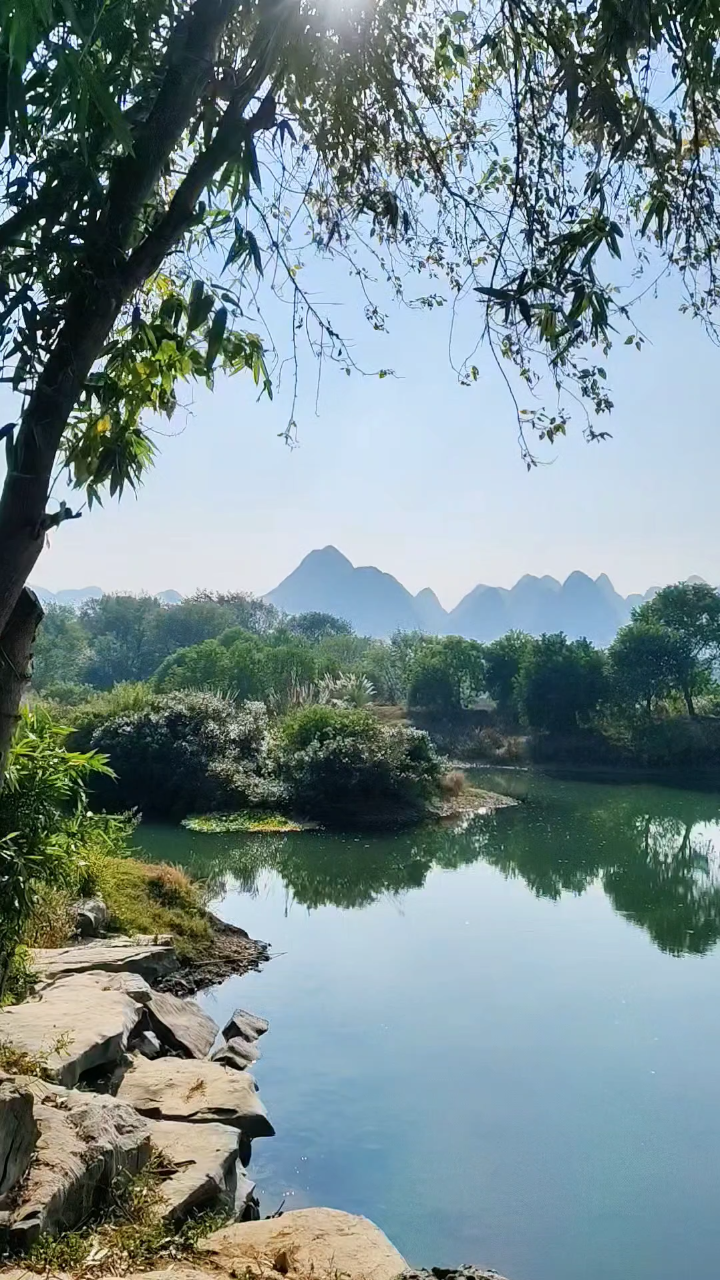 享受大自然的美丽风景