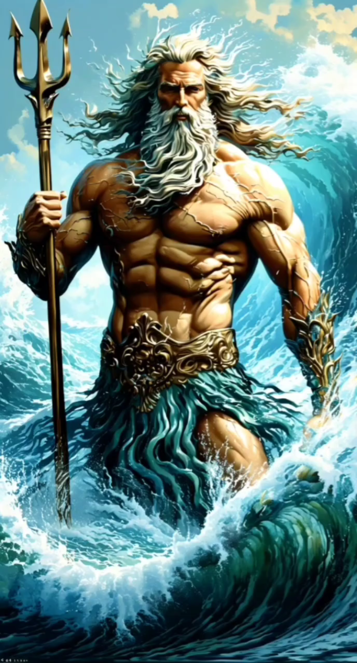 海神波塞冬的威严与力量!