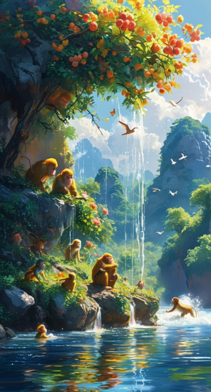 孙悟空的花果山水帘洞