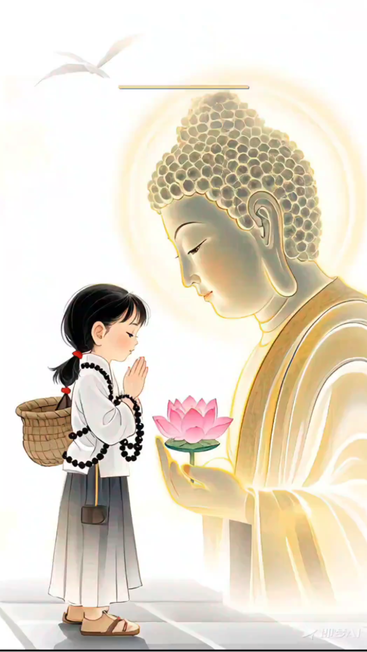 你在念佛,佛也在念你,你的嘴动,佛的心动!