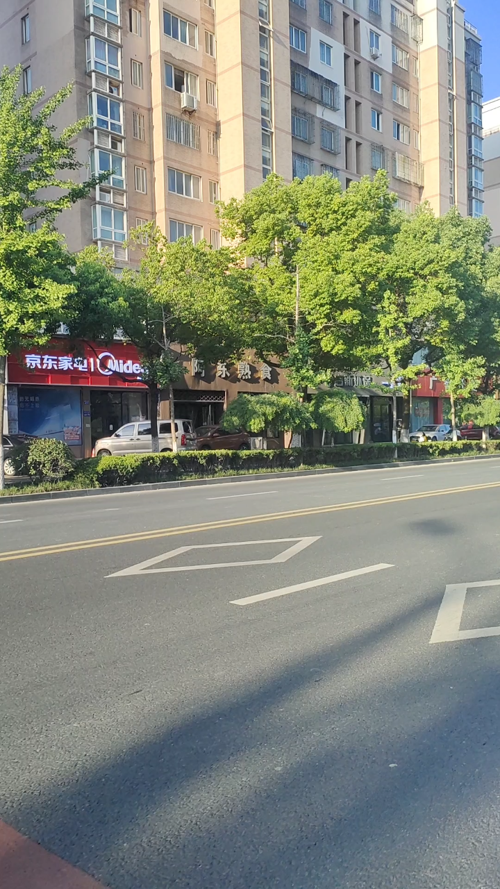 早晨桐乡城市一个角