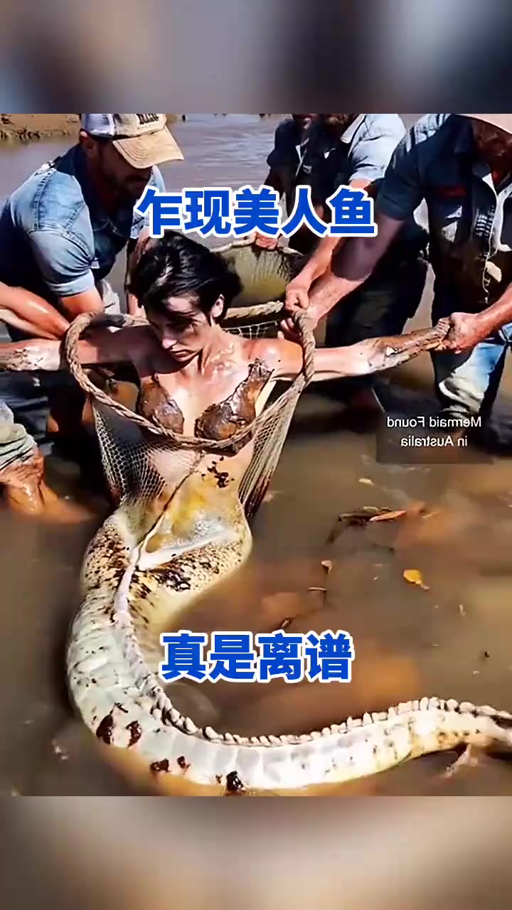 乍现美人鱼,真是离谱!