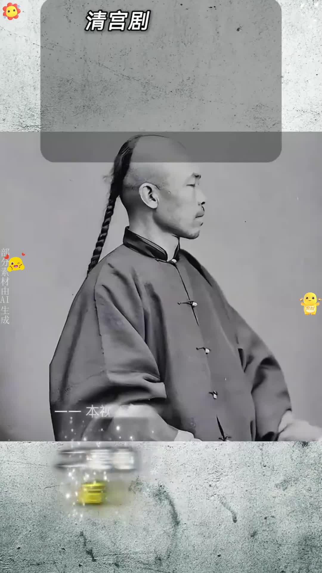 清宫剧真能瞎编,这才是清朝人真实发型,头型就能看出贫富阶级