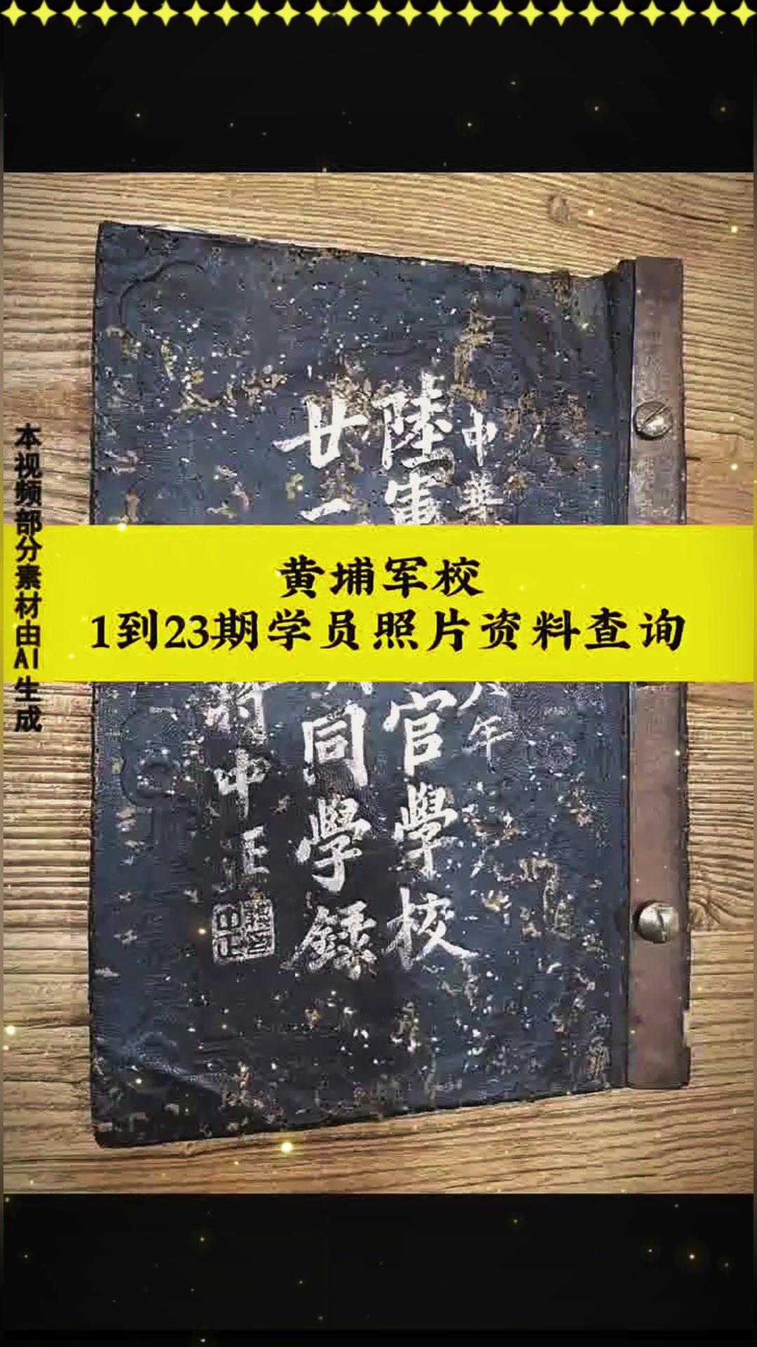 黄埔军校同学录 黄埔军校学员照片查询,民国将领,军官资料照片
