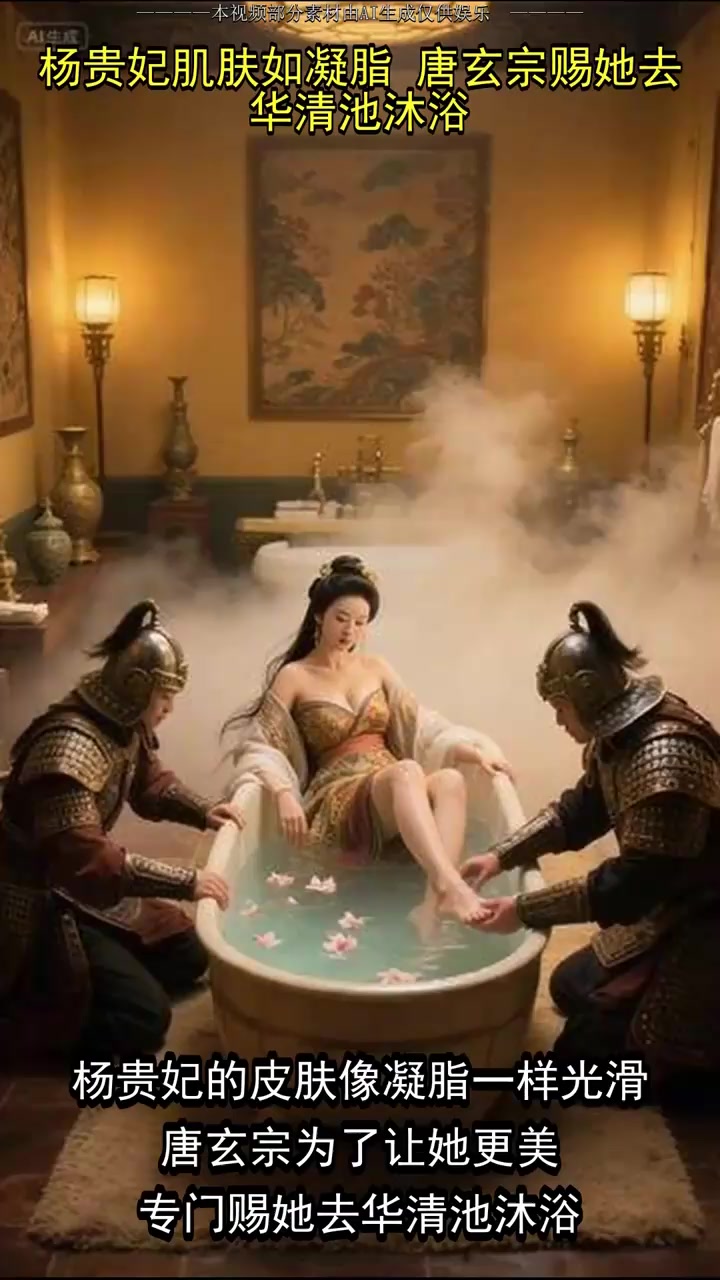 杨贵妃肌肤如凝脂 唐玄宗赐她去华清池沐浴