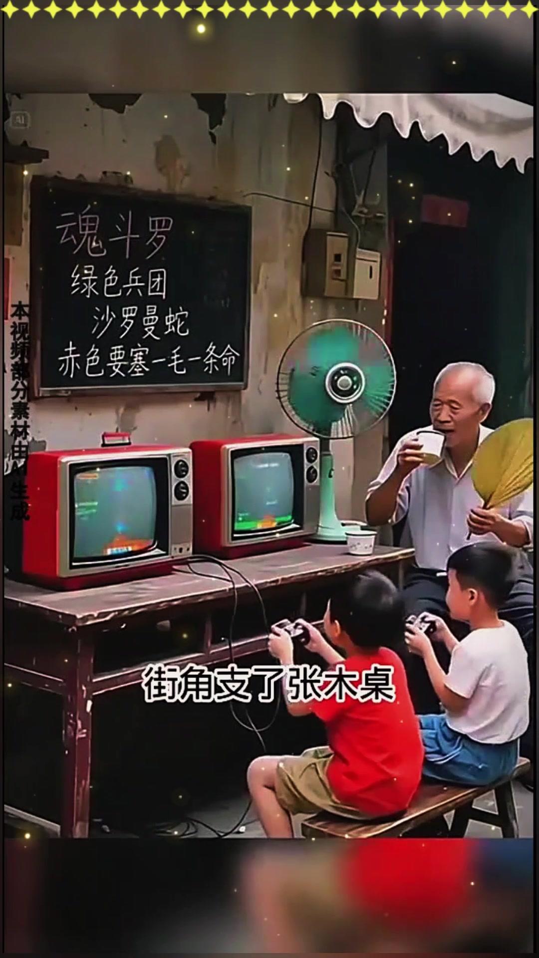 80年代露天游戏厅,一毛钱一局,玩过的都老了