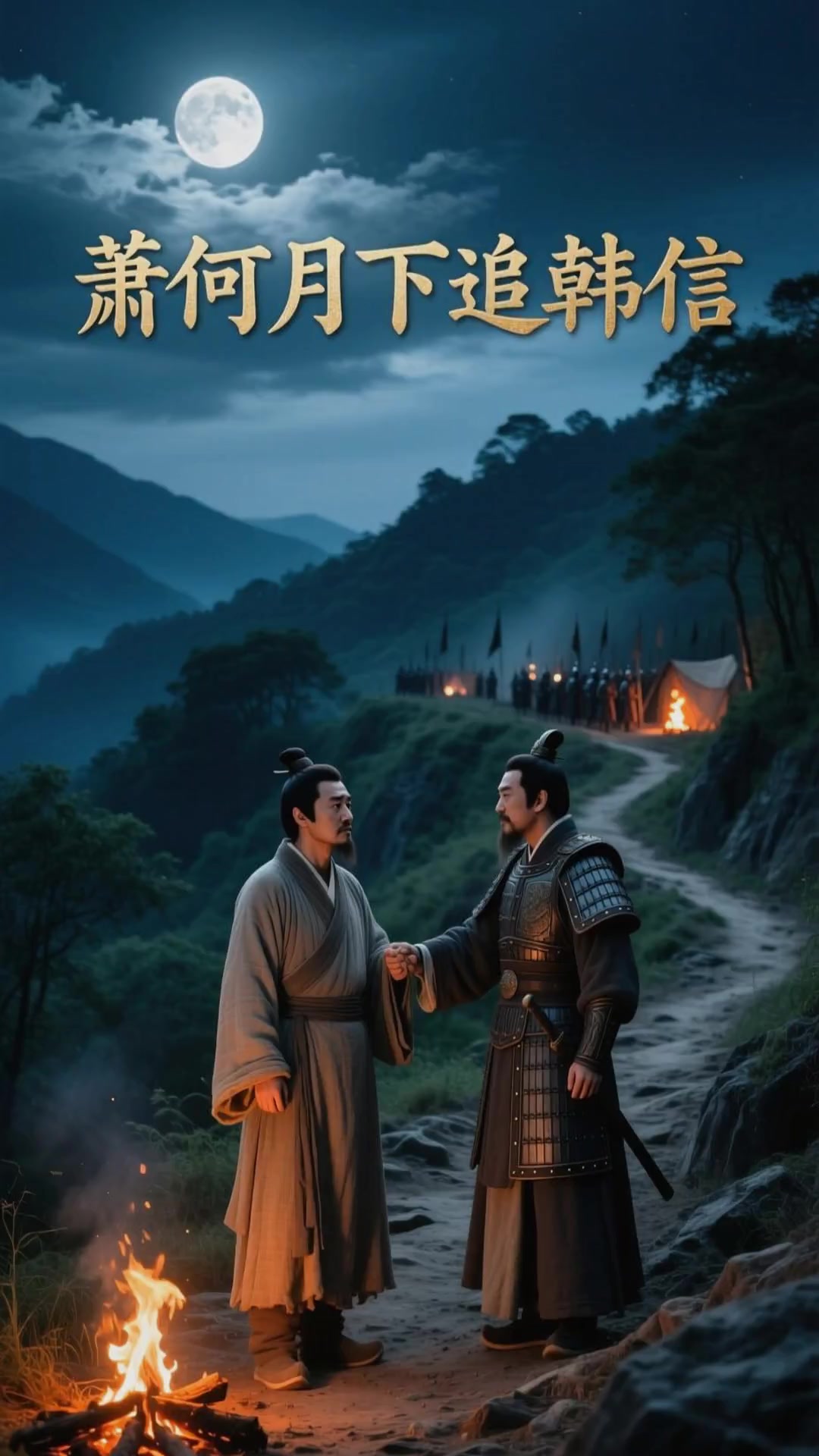 萧何月下追韩信