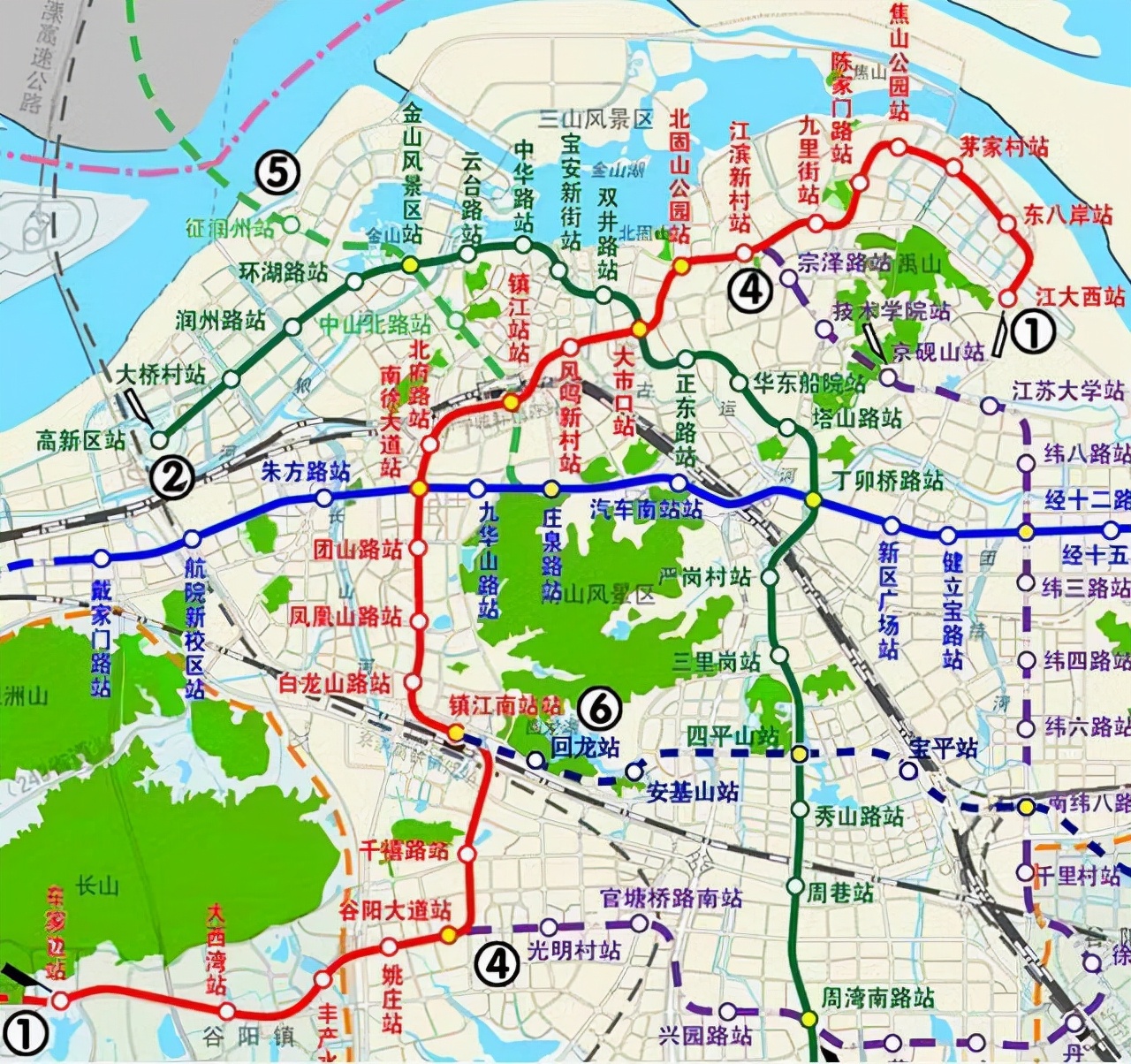 镇江地铁4号线图片