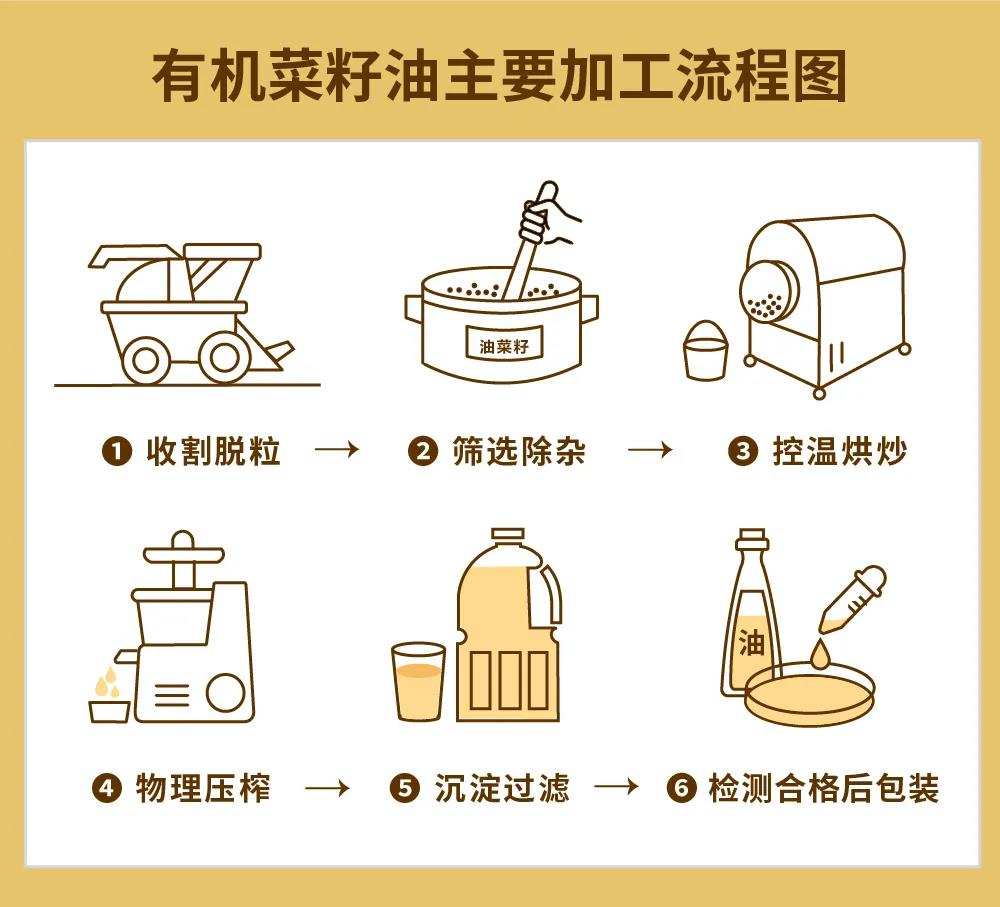菜籽油生产工艺流程图图片