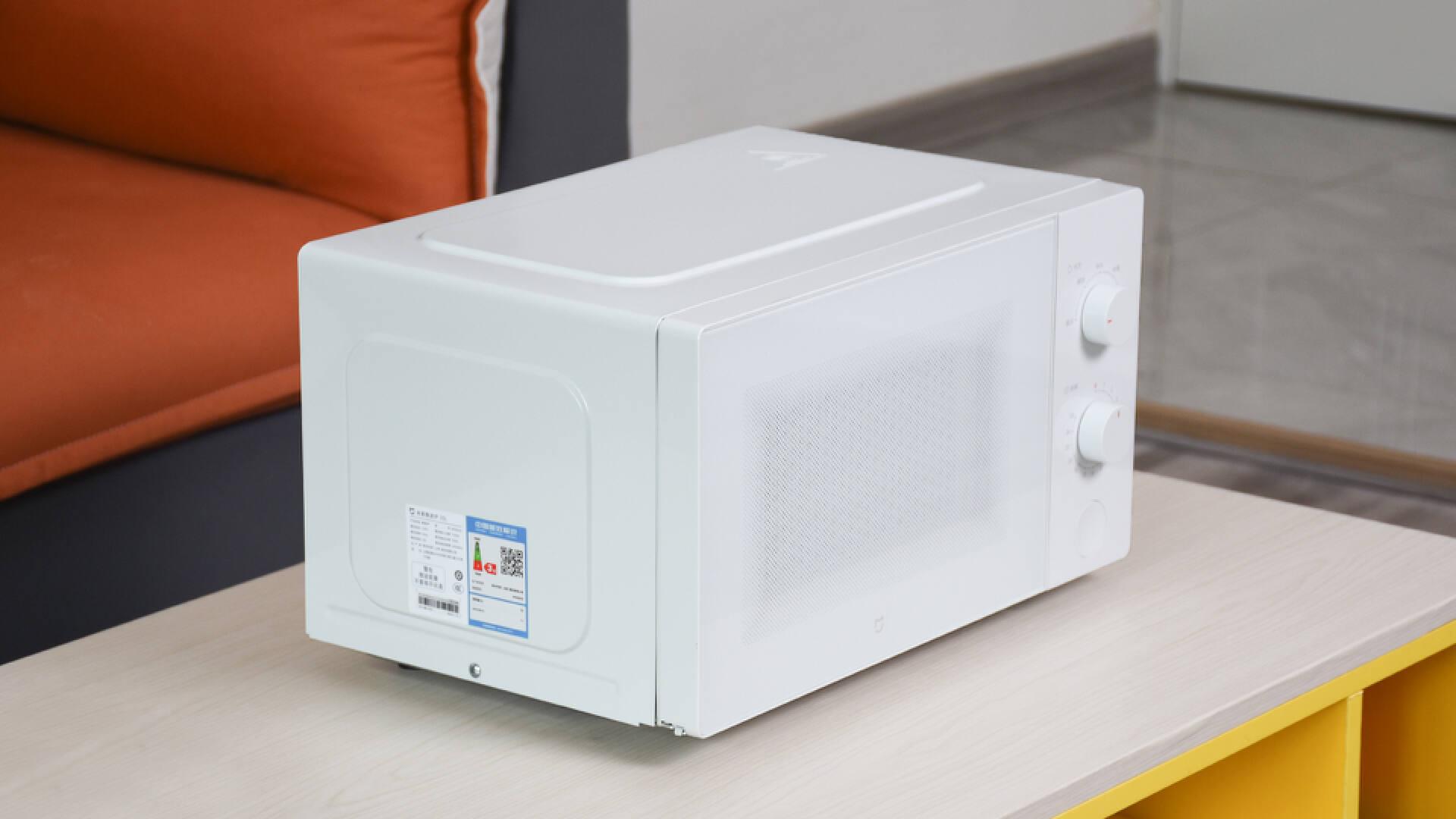 米家微波炉20l:五档加热,翻热解冻全搞定!