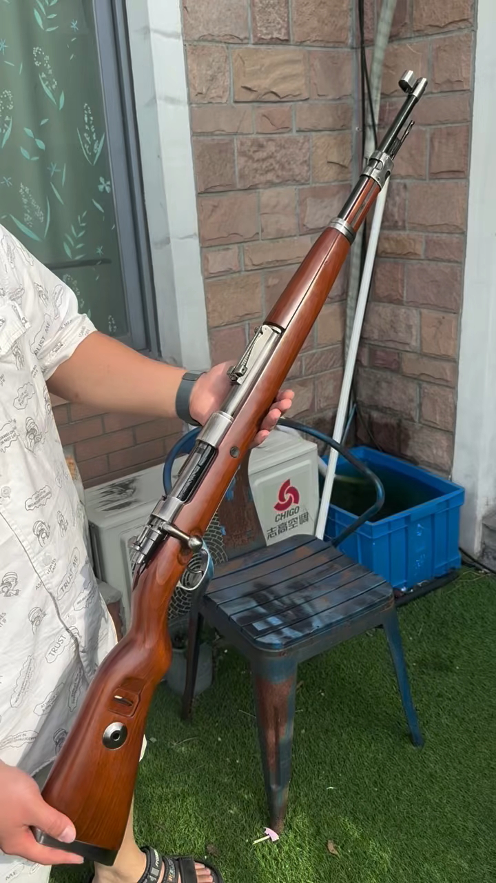 花梨实木钨钢98k