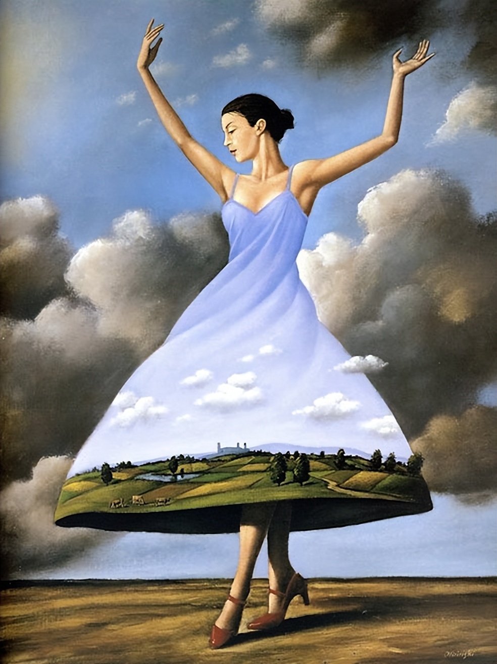 一组超乎想象的超现实主义绘画︱rafal olbinski