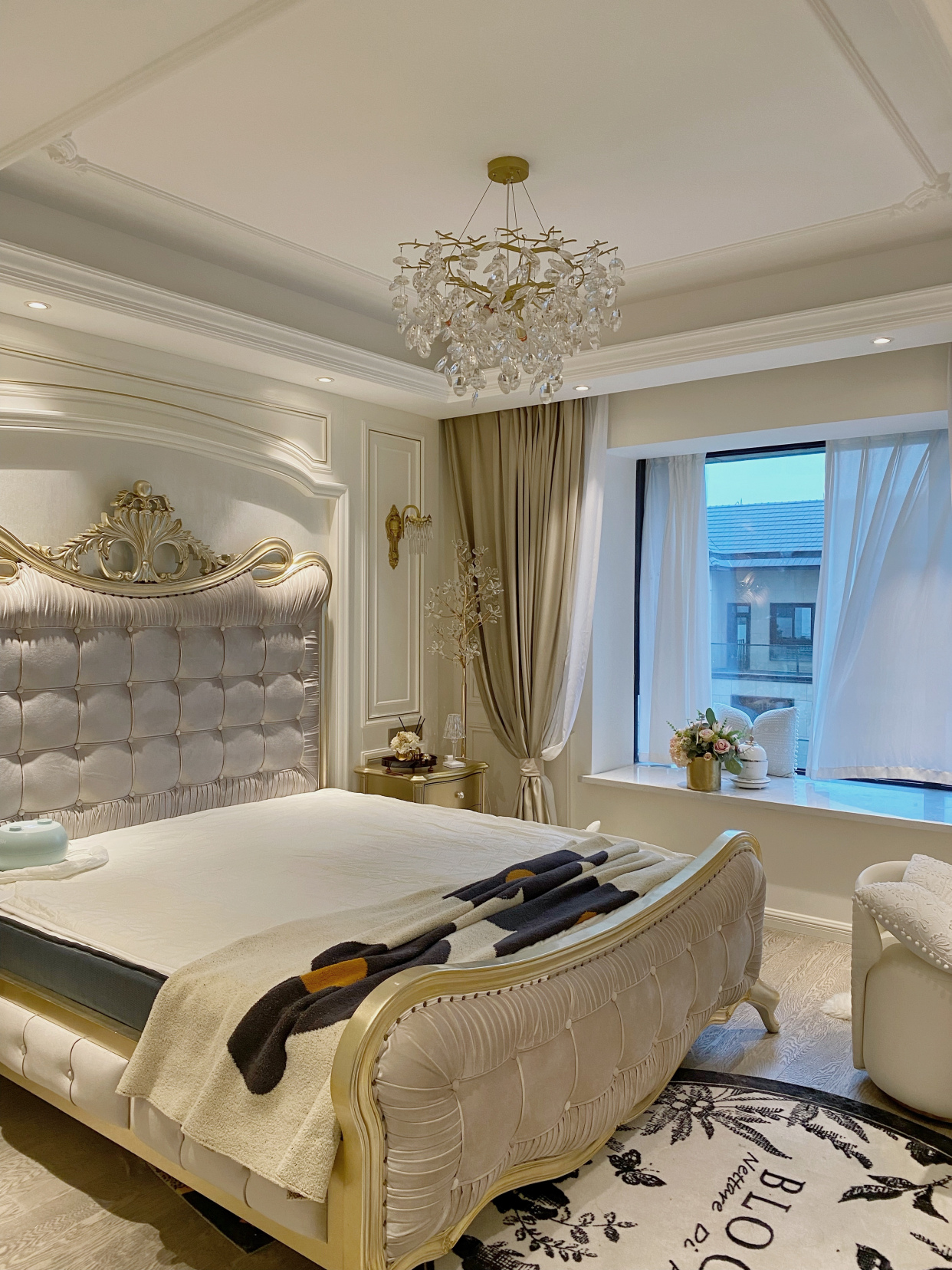 一个温柔轻法风卧室