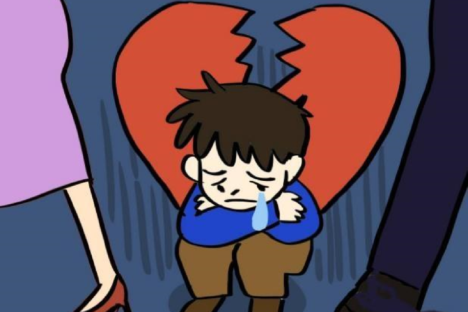 陪父母离婚后,孩子写下一段话,失败的婚姻中最受伤的是孩子