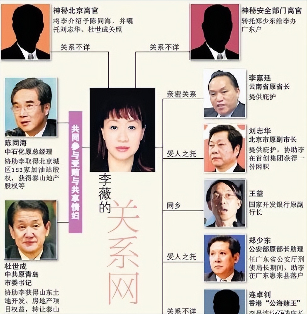 "公共情人"李薇:45天狂捞2亿,后宫纳入多位省级高官