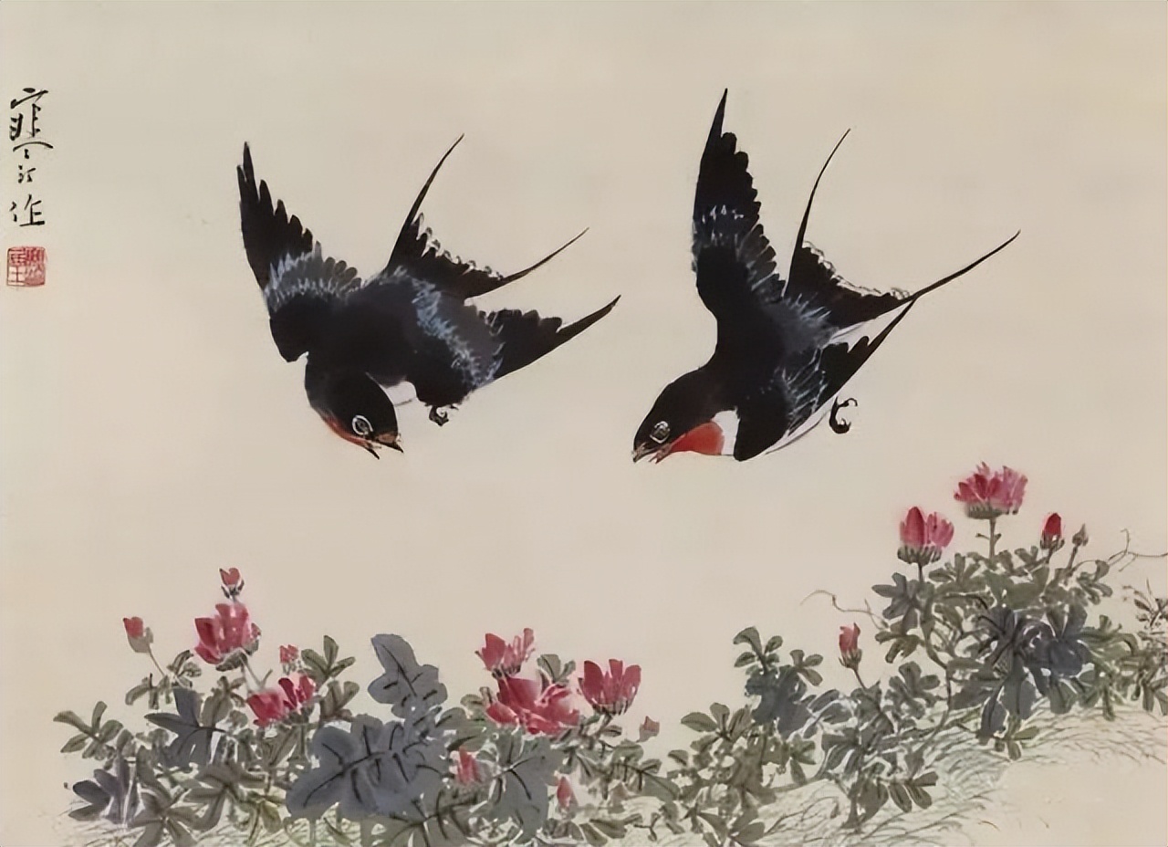 100幅小写意花鸟画︱江寒汀作品