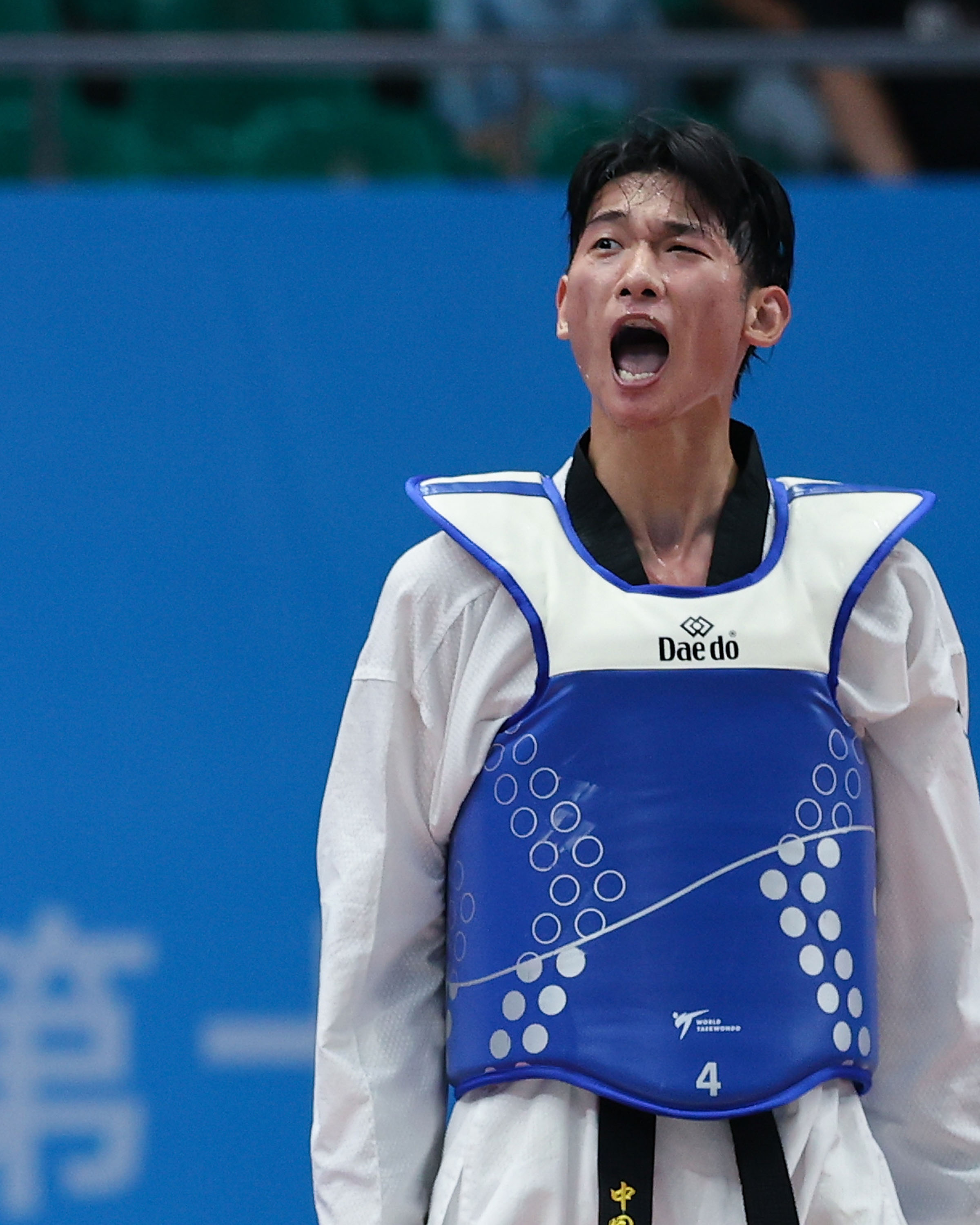 跆拳道——男子80公斤级:吴凯获金牌