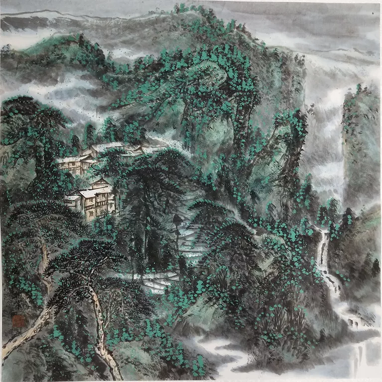 名家风采—陆朝常 贵州山水作品鉴赏