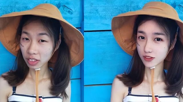 大学生美颜前后对比照走红,亲妈直呼不敢认