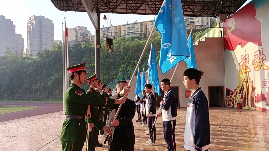 西充县晋城中学初2020级中考六十日誓师大会