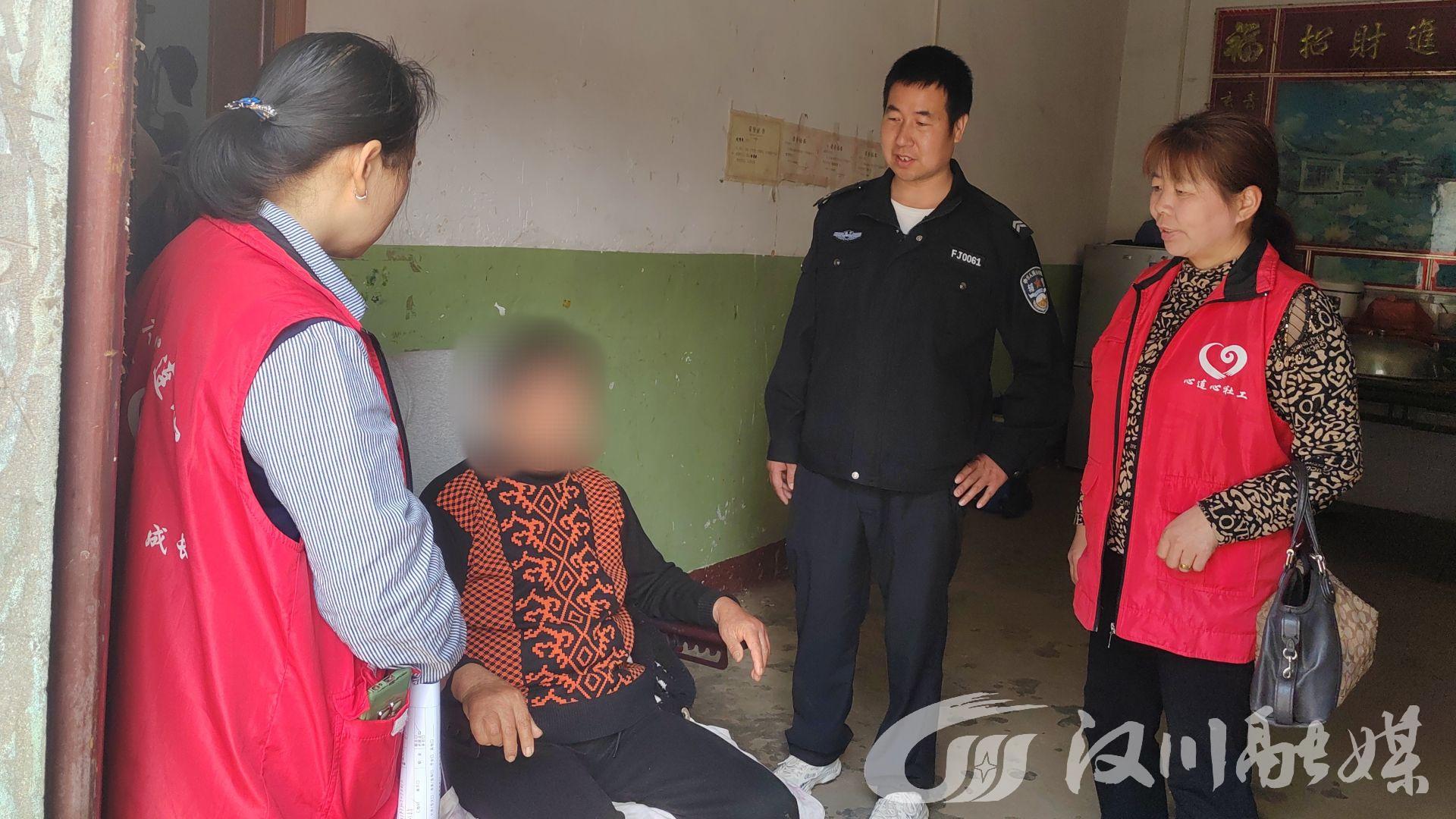 汉川市南河乡开展走访慰问吸毒人员活动