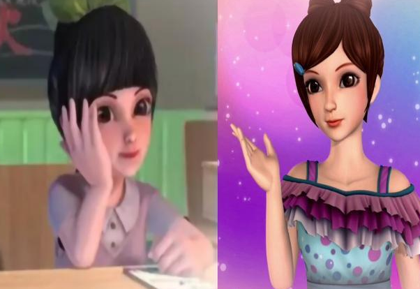 叶罗丽:童年与成年照片对比,陈思思依然美丽,王默却长残了