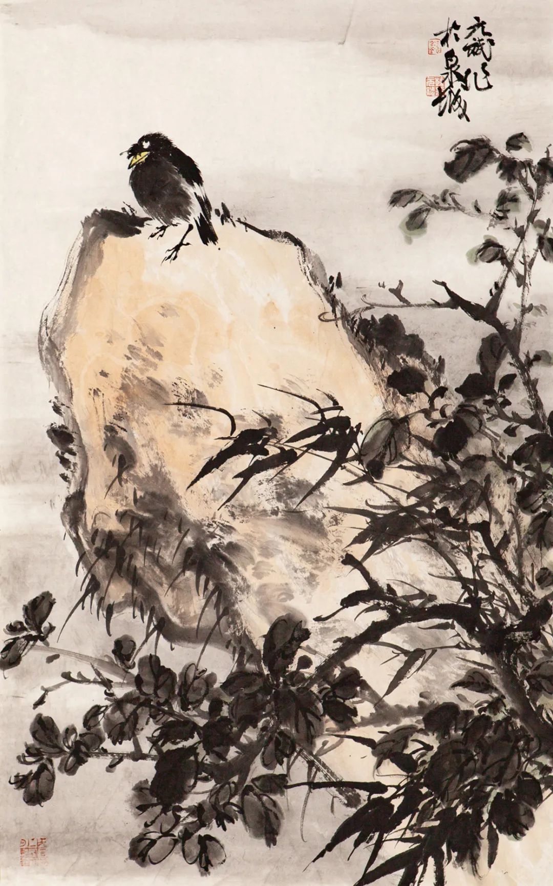 韩斌/池上碧苔水墨集巡回邀请展