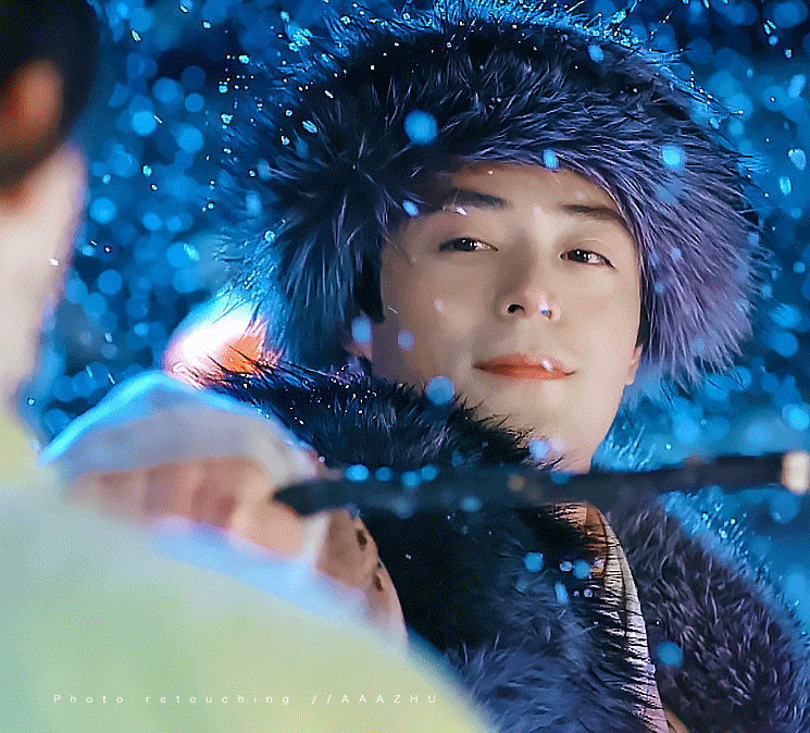 拥有"雪天牛b症"霍建华,只要穿上古装,遇到下雪天.