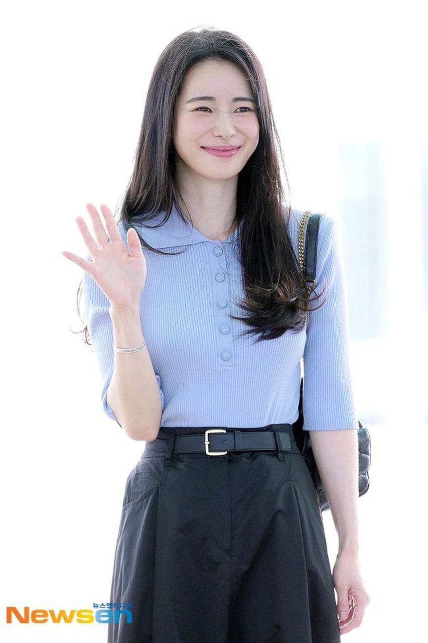 林智妍机场私服|妍珍这套造型好温柔 林智妍现身仁川机场～这套造型
