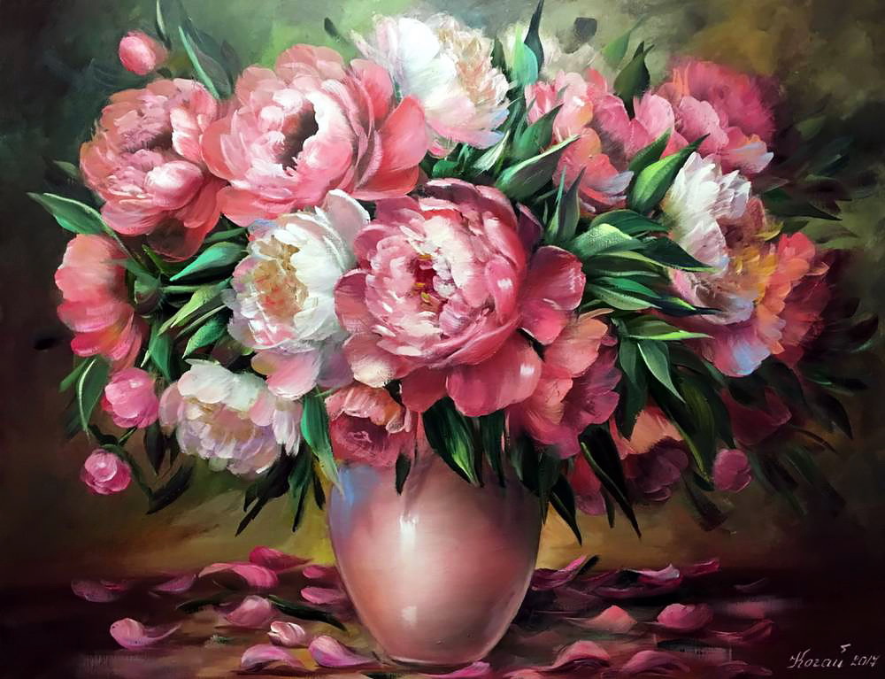 何人不爱牡丹花︱俄罗斯艺术家kogay zhanna anatolevna作品