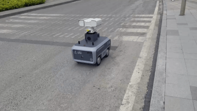 pix推出无人安防车,助力构建智慧社区