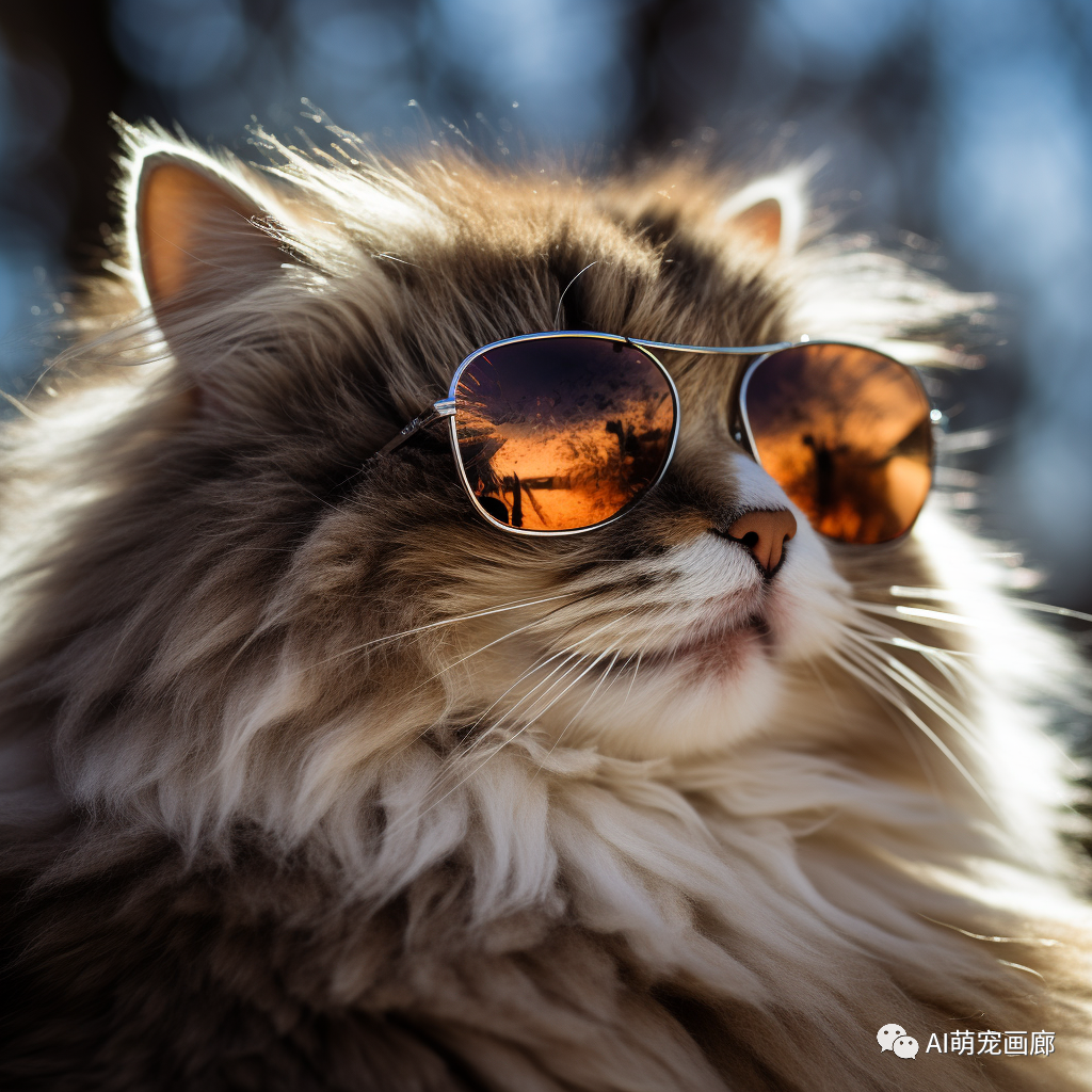 这10只猫咪的太阳镜造型,夏天的流行趋势你get了吗?
