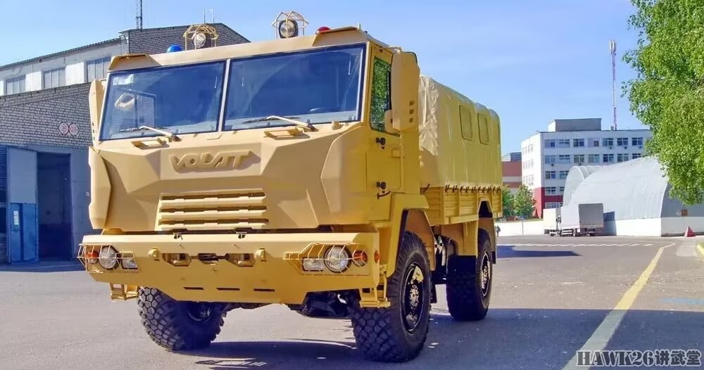 图说:白俄罗斯mzkt-5002 新一代轻型军用卡车 唯一缺点就是太贵