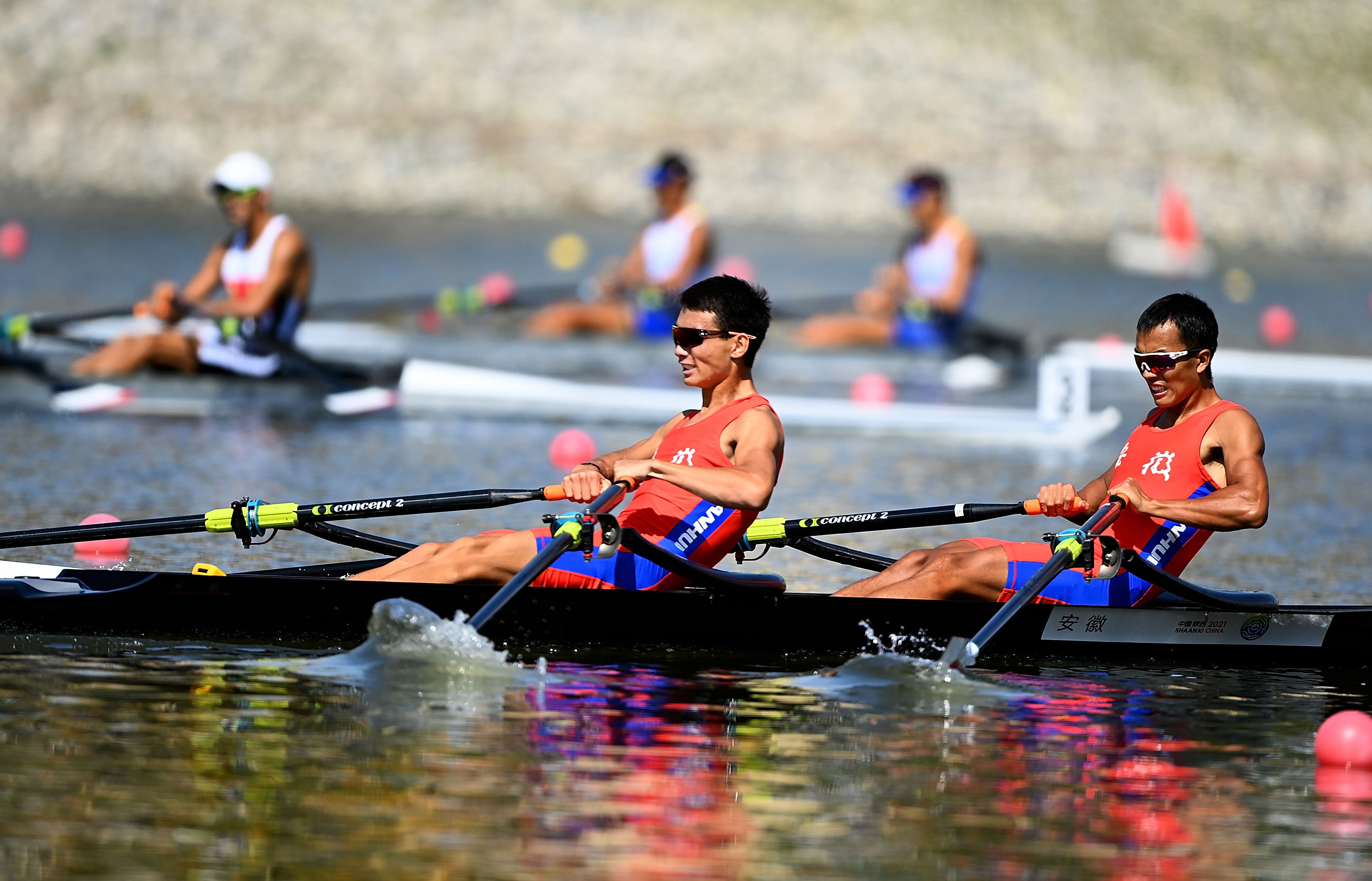 赛艇——男子轻量级双人双桨决赛赛况