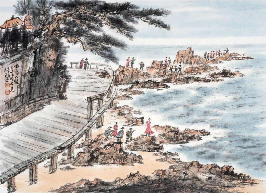 第三届中国画水墨名家走进青岛写生作品展