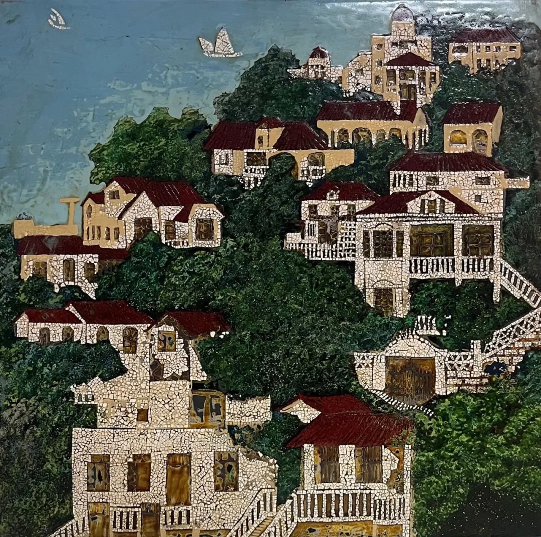 网络展厅时代芳华江西女美术家网络作品展三江山赋