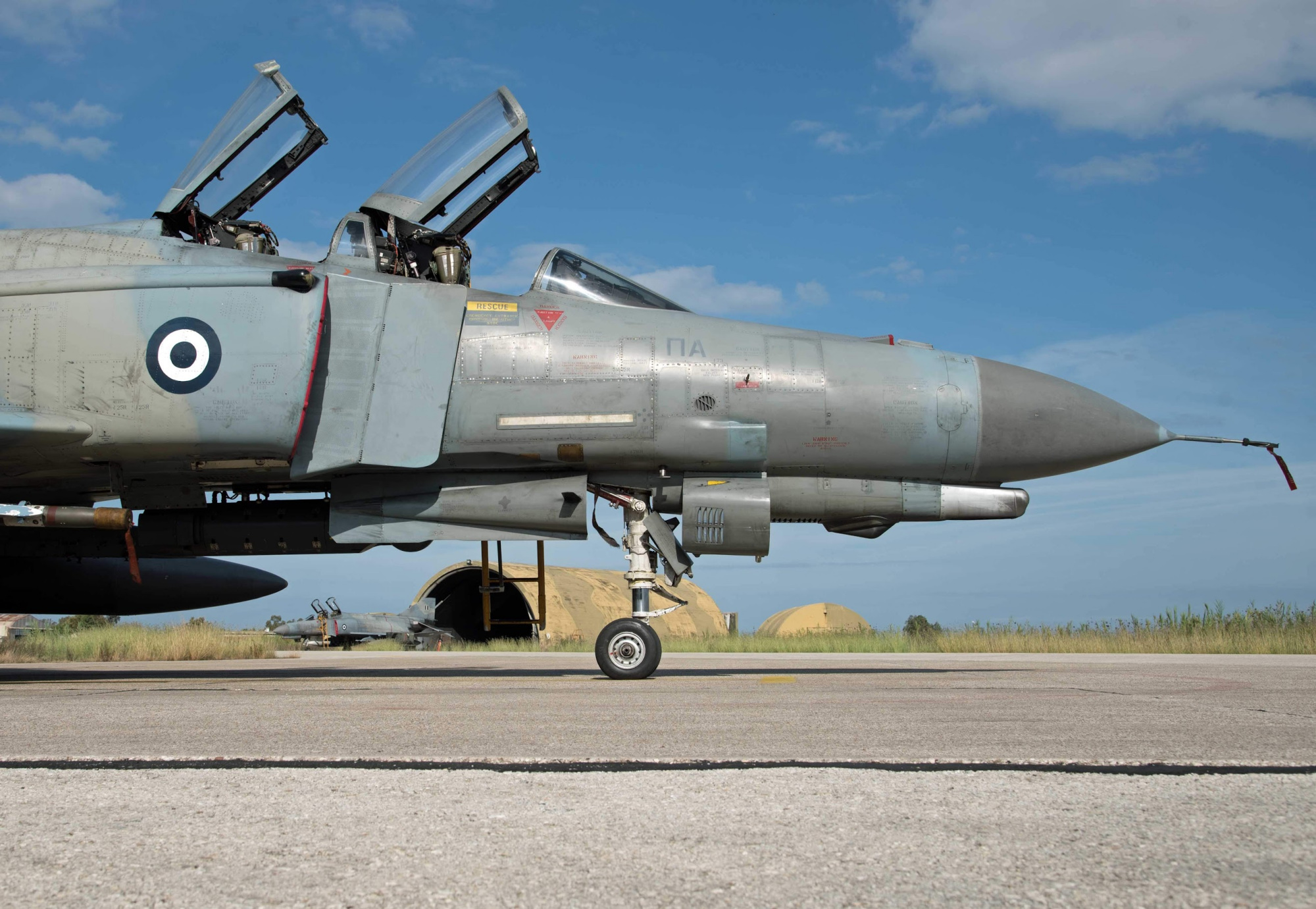 希腊空军"鬼怪"f-4e战斗机2019年联训(87图)