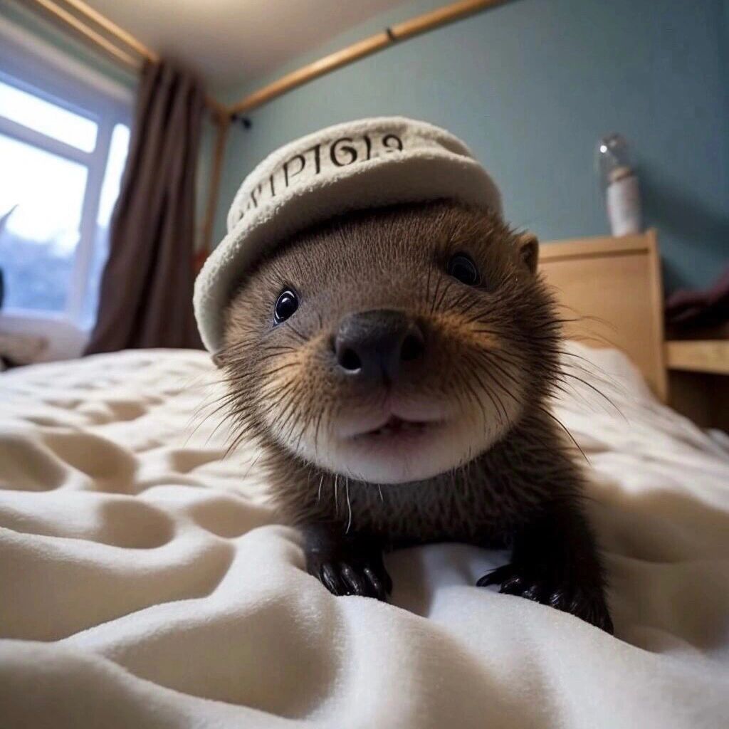 水獭头像 转自b站汤姆头像@时光吟吟的动态