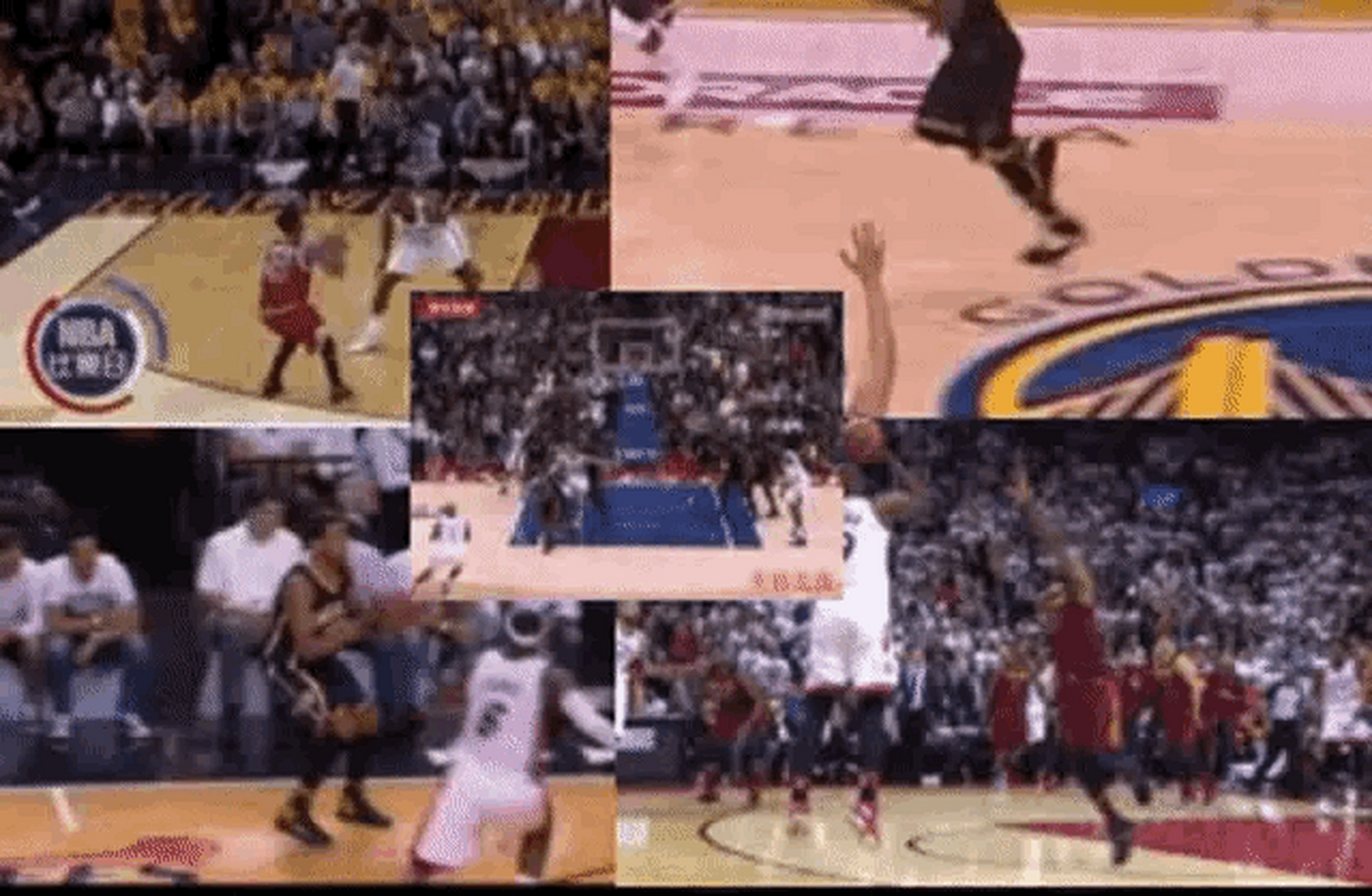 这是詹姆斯几次经典的废人集合,基本都是改变所在球队历史命运的经典